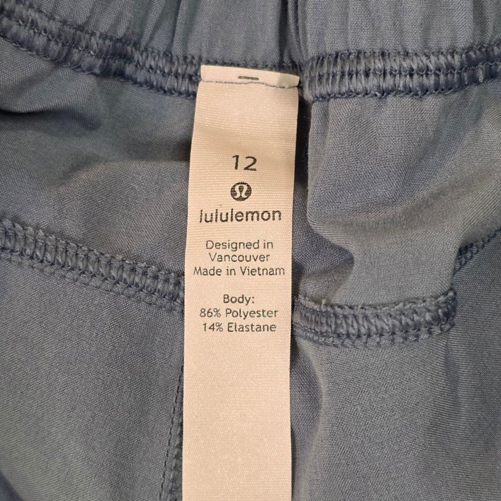 Lululemon Womens 12 Sun Setter Jogger Tempest Blue High Rise Sweat-Wicking Pants - Picture 4 of 9